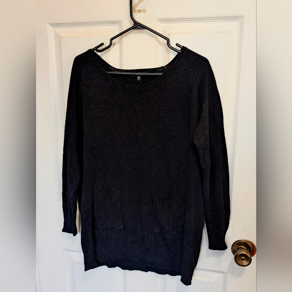 George Women's Black Crew Neck Sweater